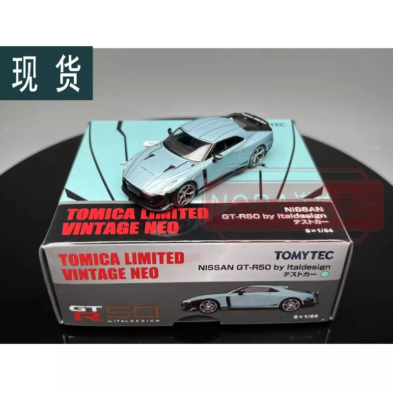 Takara Tomy Tomica Premium Scale Model 1/64 TLV LV-N Nissan GT-R50 GTR 50, подарок для детей на Хэллоуин Рождество