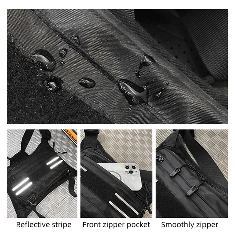 Нагрудная сумка Molle уличная рыбалка тактическая походная велосипедная приманка