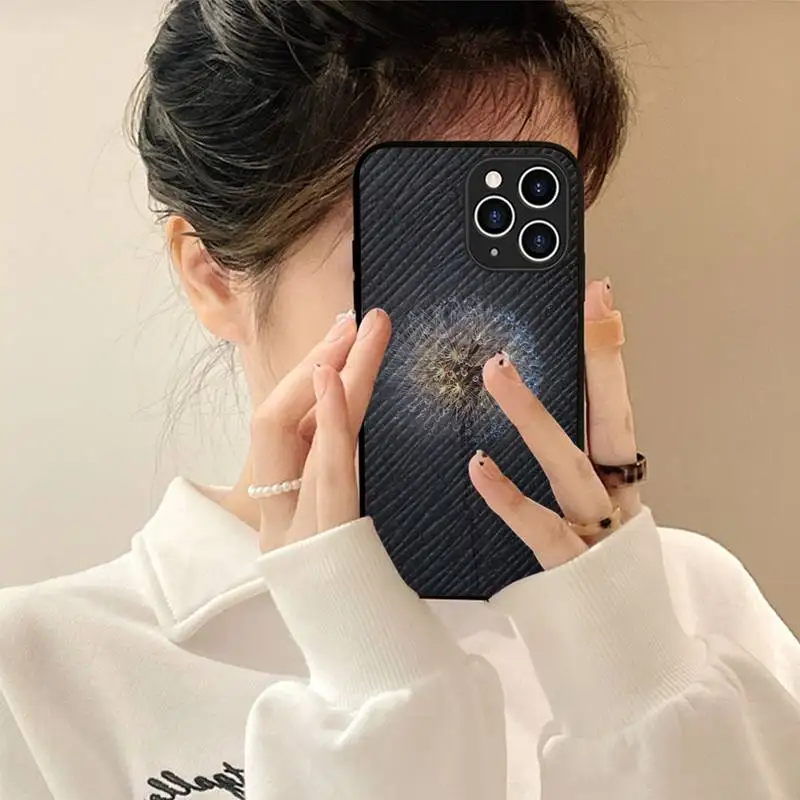 

Dandelion Flowers Phone Case Hard Leather Case for iPhone 11 12 13 Mini Pro Max 8 7 Plus SE 2020 X XR XS Coque