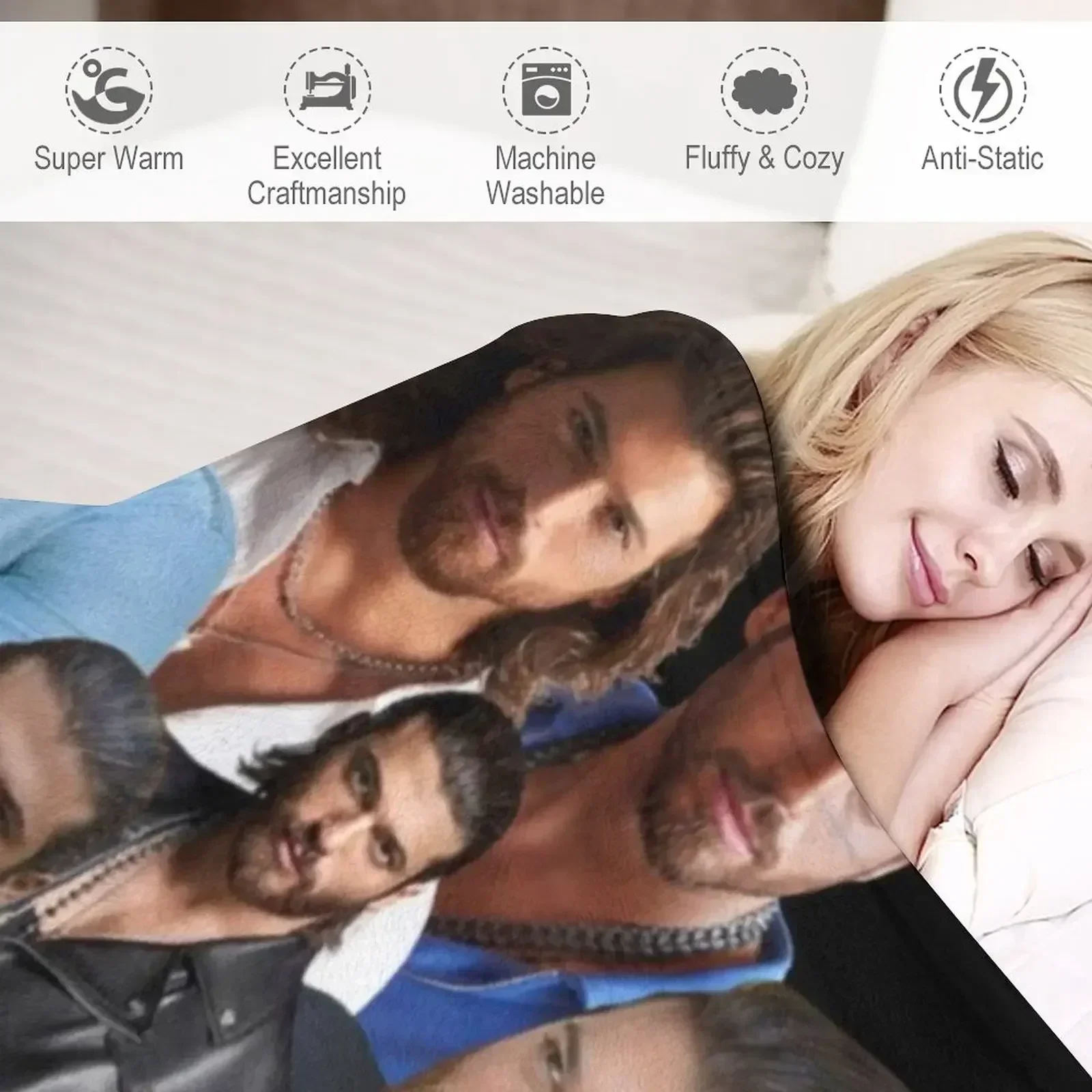 Фотоколлаж Can Yaman одеяло туристическое термобелье для дорожных одеял