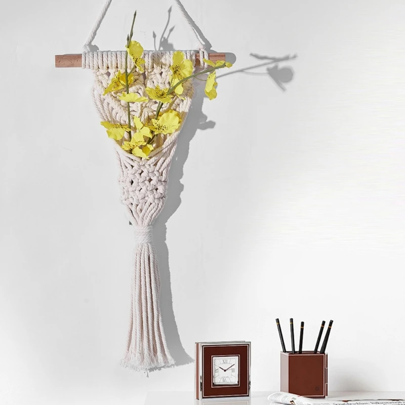 Подставка Tillandsia держатель для комнатных растений хлопковая веревка ручной