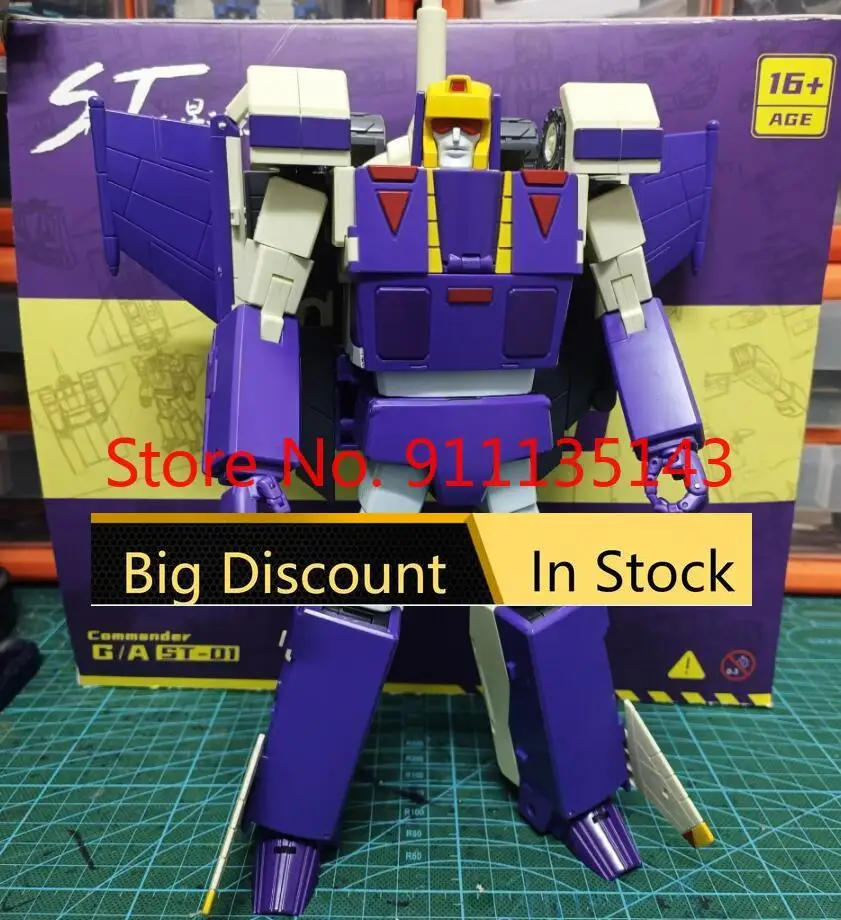 Звездные игрушки St-01 G1 Blitzwing, тройная сменка, третья фотосессия, игрушки-трансформеры, экшн-фигурка, игрушка