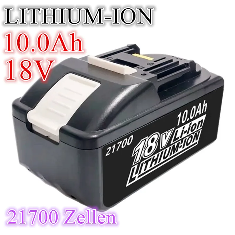 

BL1860 BL1850 Replacement makita 18V 21900 Rechargeable Li-Ion Battery 10.0 Ah For Makita 18-Volt Cordless Power Tools Batteries