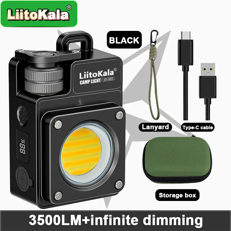 

LiitoKala XY-009 Портативный фонарь 3500lm