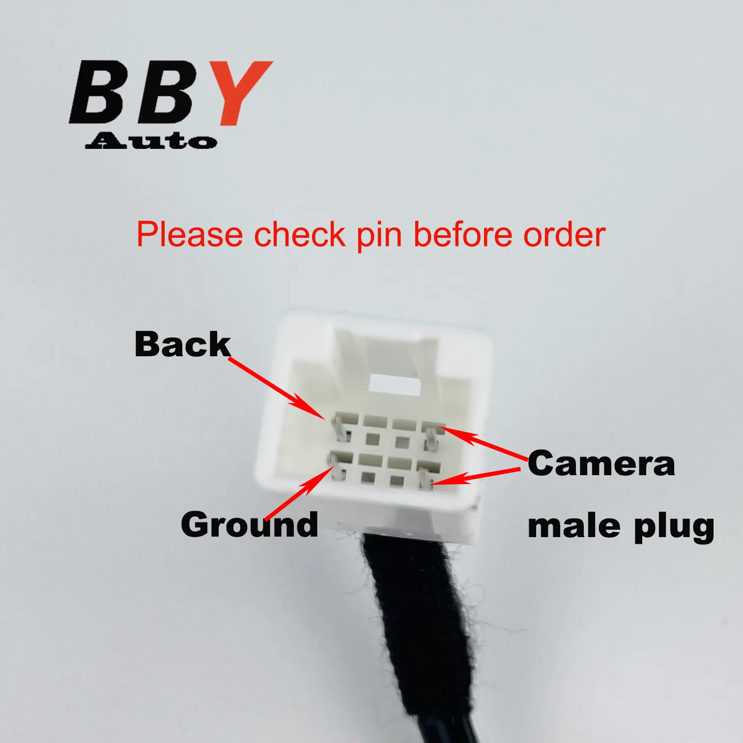 8-контактный адаптер для удержания камеры заднего вида Toyota с GPS-навигацией на