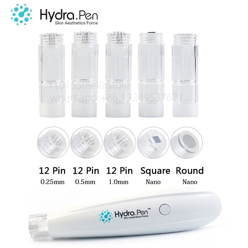 

Оптовая продажа, 10 упаковок, оригинальная профессиональная ручка Гидра, инъекция Nano, стерильная микро-игла для лица, мезотерапия, красота, у...