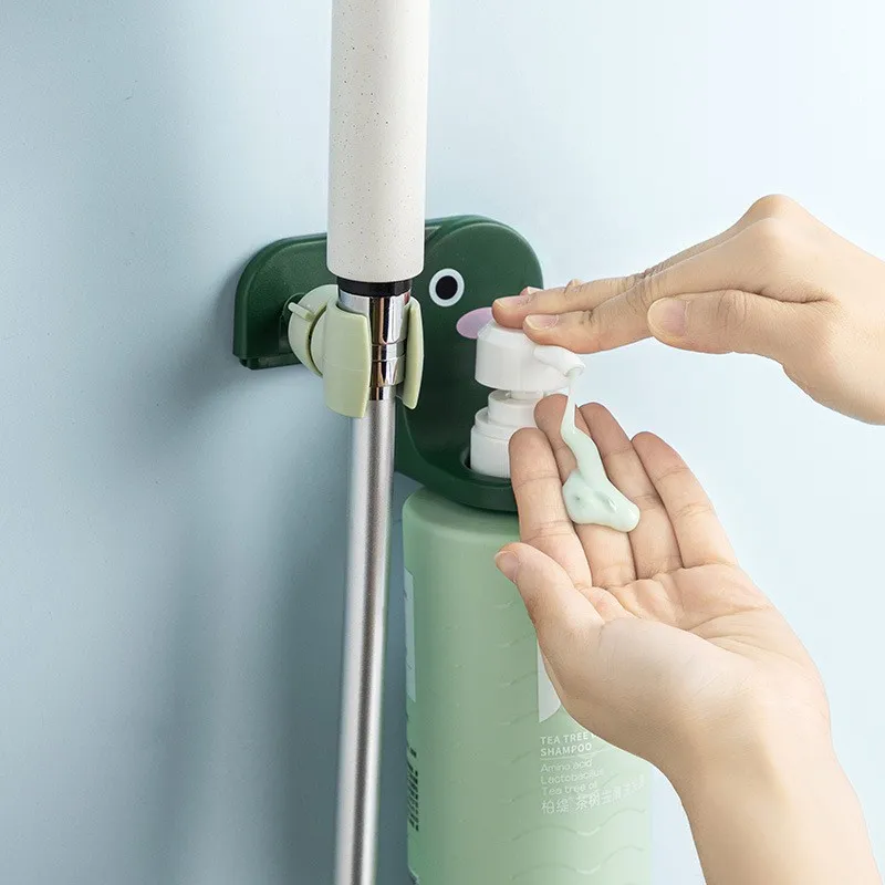 

Multi Function Shower Support Bathroom Shower Base Universal Adjustable Shower Head Base Shelf Punch Free Bathroom Storage Shelf