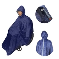 reflective waterproof hooded wheelchair high quality rain cover raincoat clothing for elderly disabled 1pcnavy blue free size