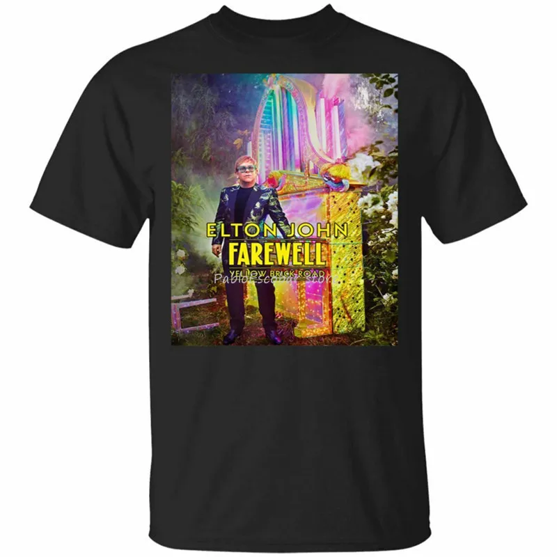 

new man bigger size teeshirt Brick Road Elton Gift Goodbye Yellow For Men And T-Shirt summer funny desige Tee Tshirt euro size
