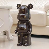 51cm home decoration bearbrick 400 trendy berbrick figure childs gift tide play model plating resin electronic games kids toy