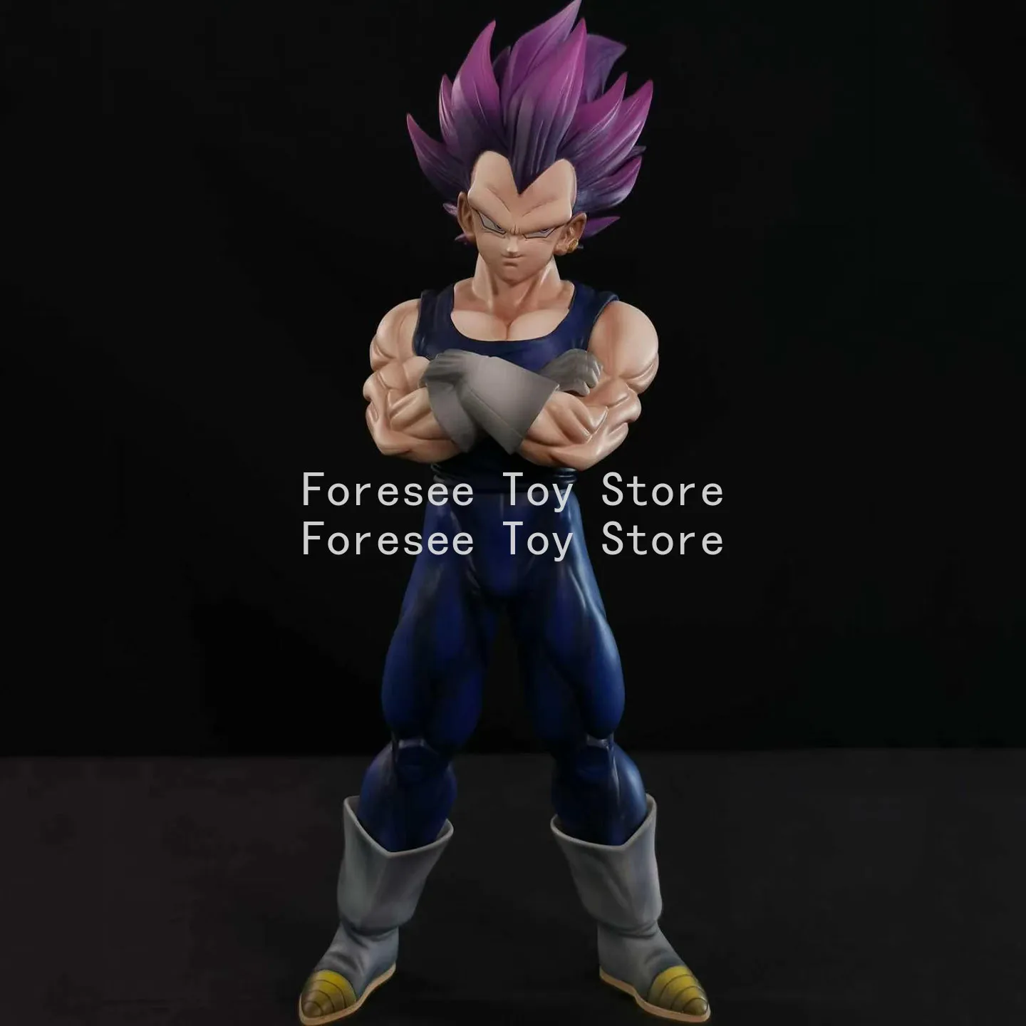 Фото Фигурка Веджиты (28 см) из аниме Dragon Ball, с фиолетовыми волосами, модель Yonsei, ПВХ, настольное украшение, лучший подарок на день рождения для детей №3
