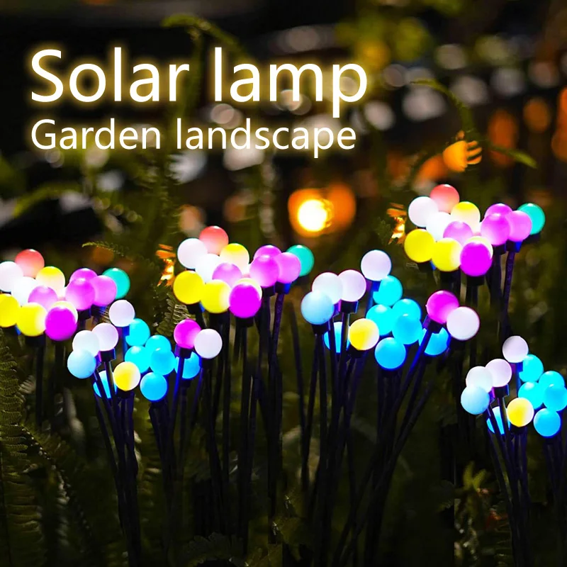 

6 light newFirework Firefly Solar LED Light Outdoor Garden Decoration Landscape Lights Garden Lights Lawn Garden Decor Solar