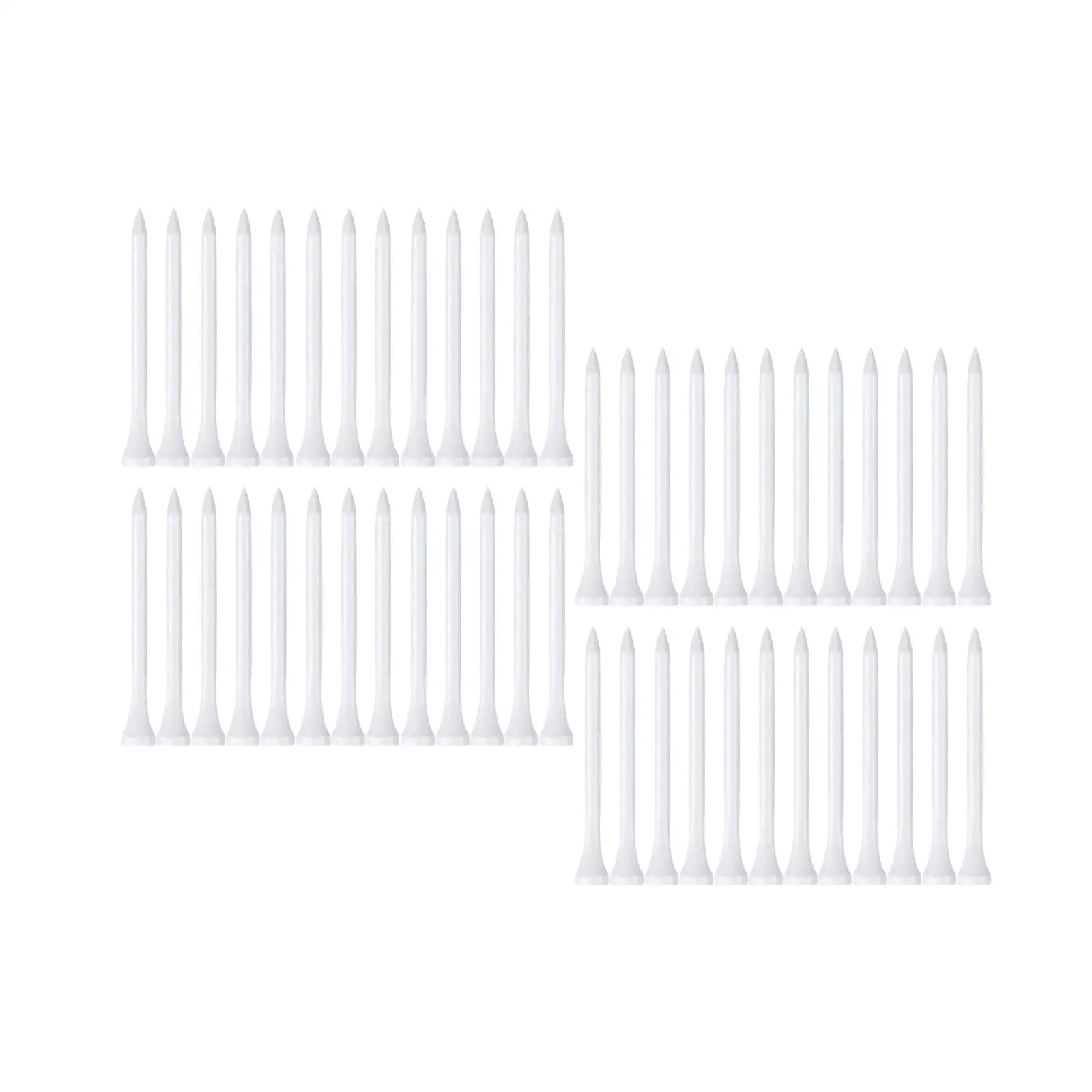

50x Tees Durable Wooden Tee Ball Holder for Home Office Backyard Practice Mat