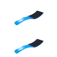2pcs double sided pedicure foot file exfoliating brush feet rasp foot care toolblue