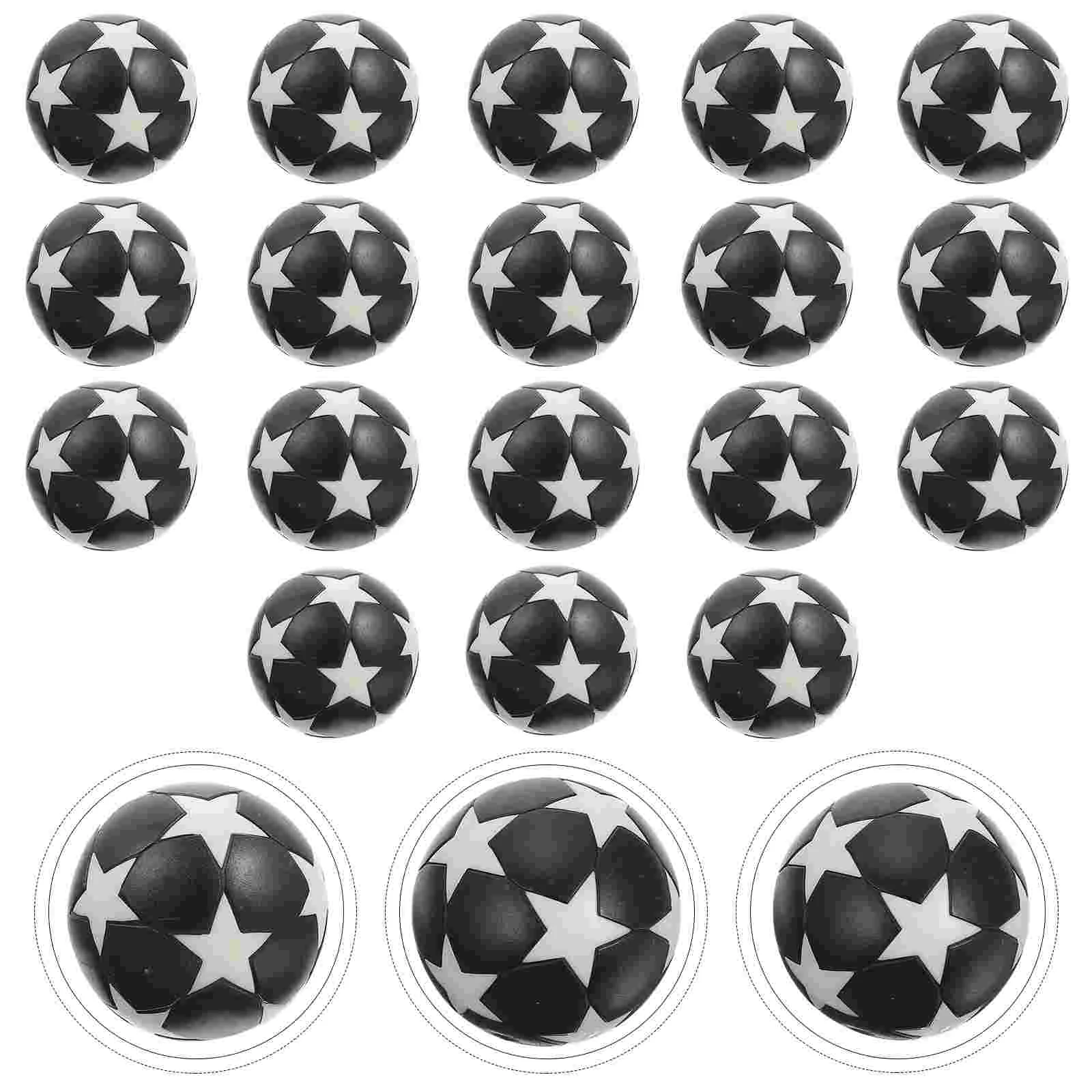 

Запасные части для настольного футбольного мяча: 18 шт. настольных футбольных мячей, аксессуары для настольного футбола