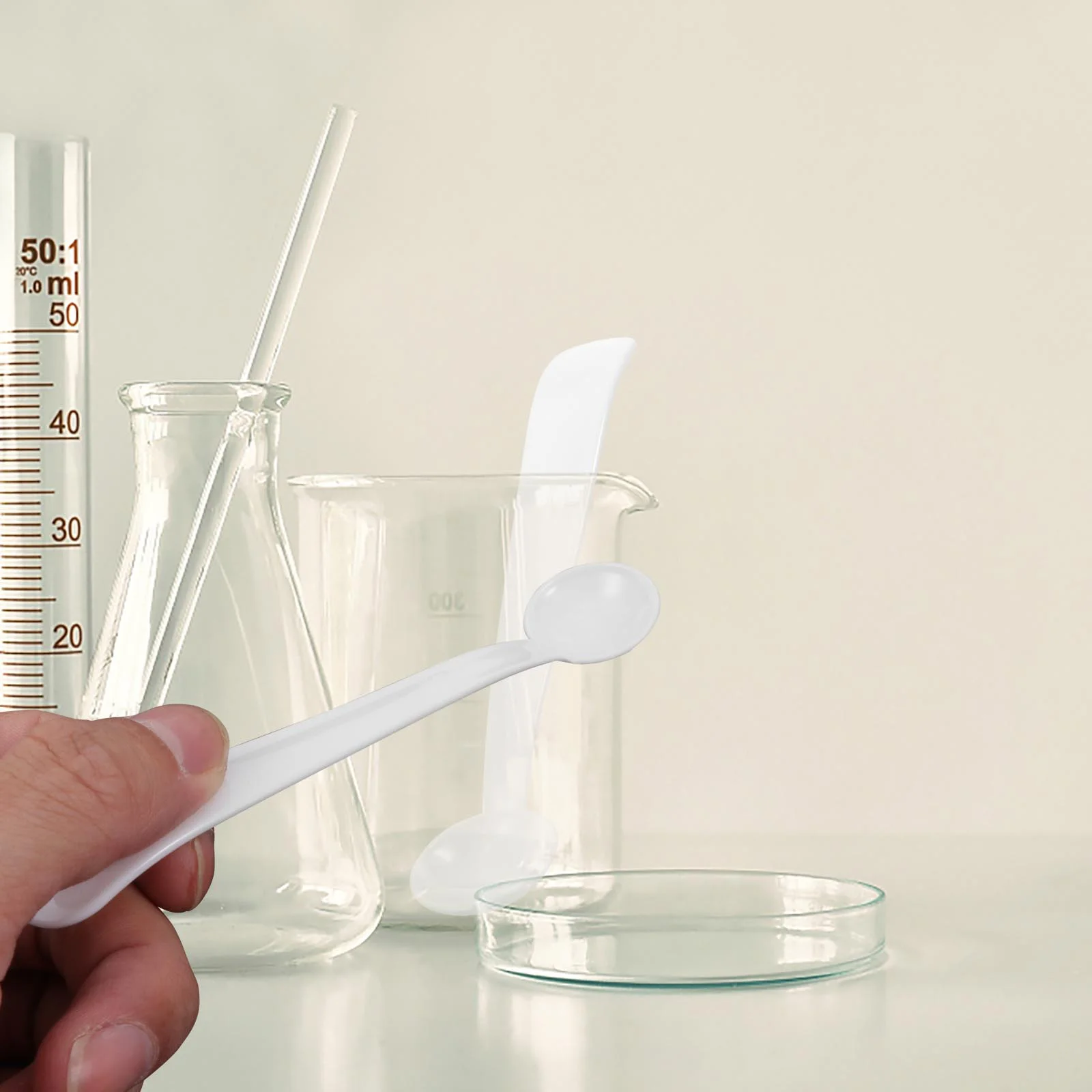 100 шт. лабораторный совок микро ложка ПП миниатюрный мерный прибор для измерения