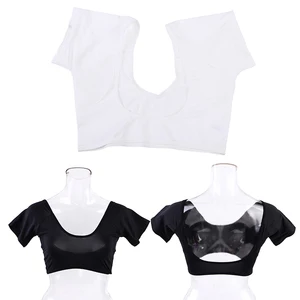 1PC T-shirt Shape Sweat Pads Washable Underarm Armpit Sweat Pads Reusable Perfume Absorbing Guards Shield Desodorante for Women