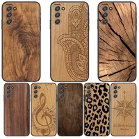 wood texture phone cover hull for samsung galaxy s6 s7 s8 s9 s10e s20 s21 s5 s30 plus s20 fe 5g lite ultra edge