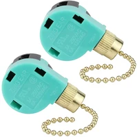 3 pack ceiling fan switch 3 speed 4 wire zing ear ze 268s6 fan pull chain switch replacement speed control switch