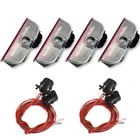 4 шт., Автомобильные светодиодные эмблемы-лампы для VW TOUAREG Golf 5 6 7 MK5 MK6 MK7 Passat B6 B7 Tiguan CC