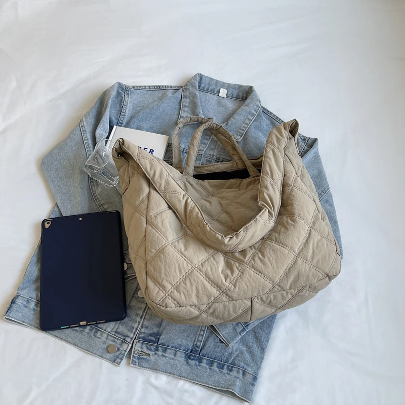 Женская повседневная холщовая сумка большой вместимости осенне-зимняя новая