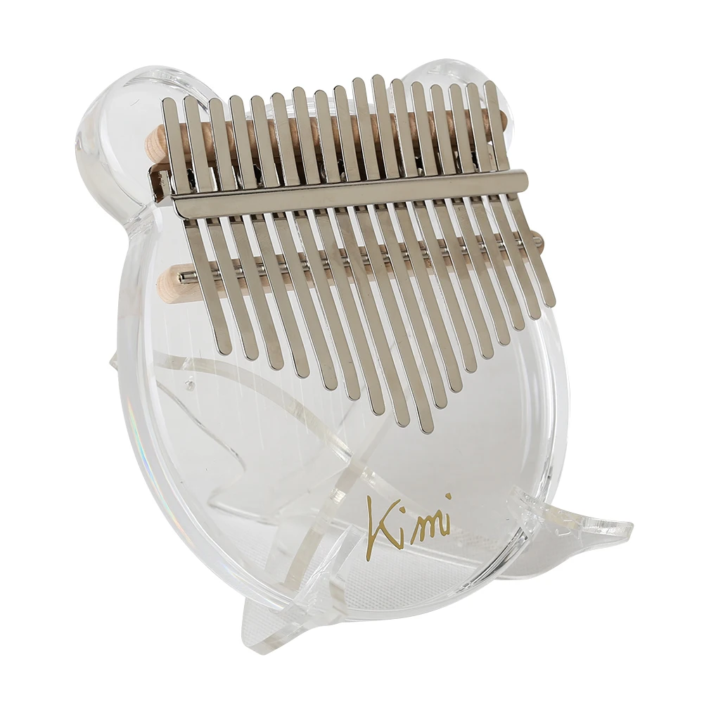 

Стеллаж для отображения пианино для большого пальца, прозрачный кристалл, акрил, 10/17 клавиш, подставка для Kalimba, держатель для Mbira для пальцев...