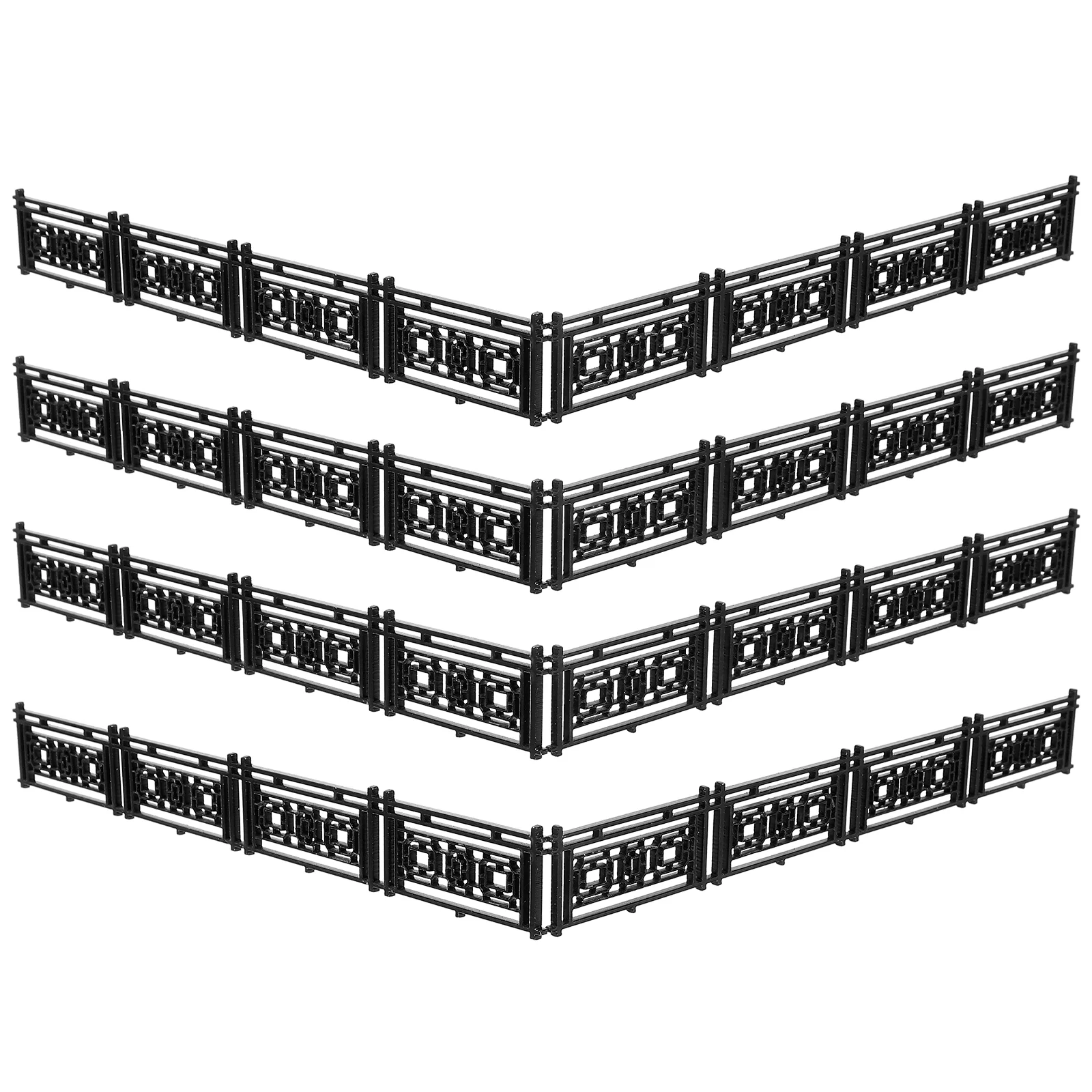 Собранная вручную песочница архитектурная модель перила украшение сада