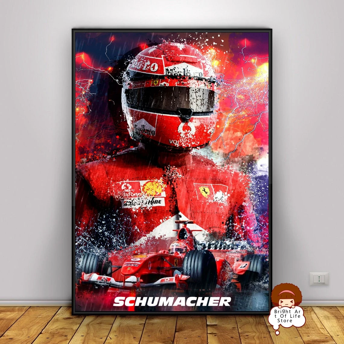 

Накладка на плакат из фильма Шумахер (2021), фотопечать на холсте, настенное искусство, домашний декор (без рамки)