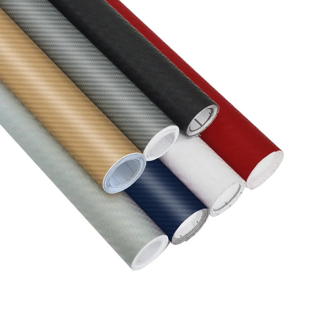 Цветная 3d-наклейка из углеродного волокна рулон пленки обмотка автомобиля