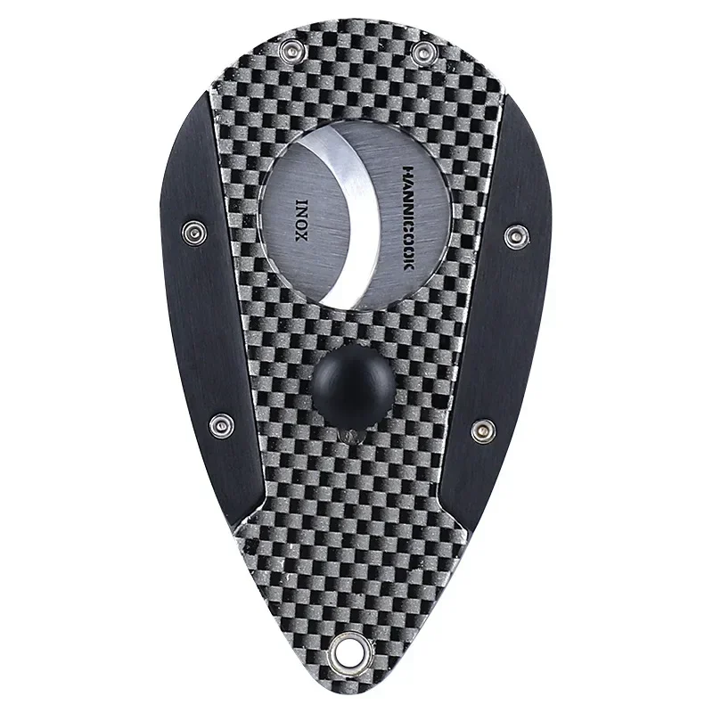 Резак для сигар из нержавеющей стали 2 лезвия ножницы отделки углеродного