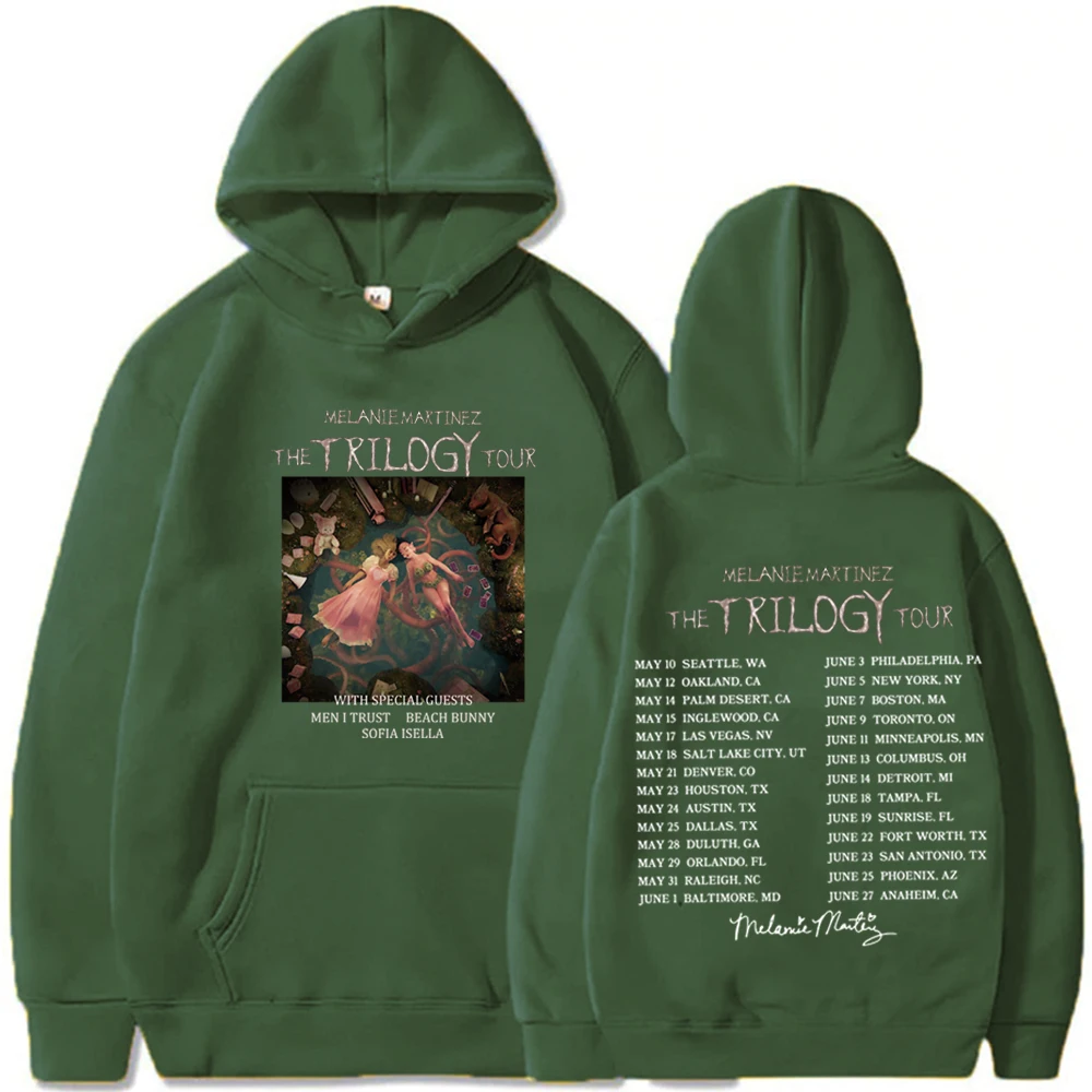 Толстовка с капюшоном meldy Martinez The trilotour 2024 Merch пуловеры топы уличная одежда