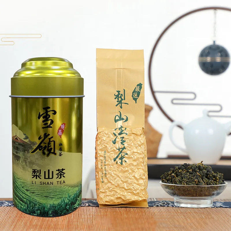

2021 Fragrant flowers and fruits Taiwan Alishan frozen top Oolong Tea Gaoshan tea Jinxuan four seasons spring gift tea