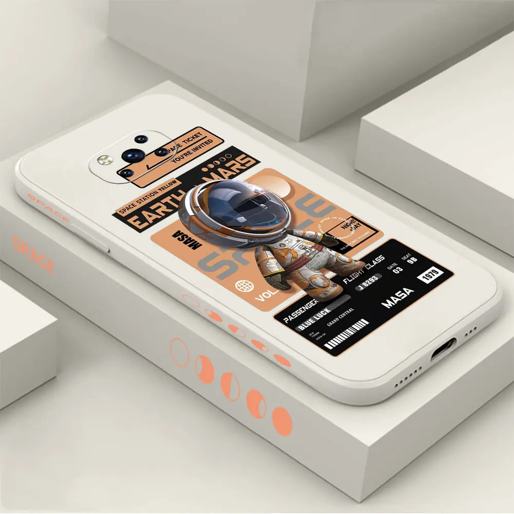 

Mech Astronaut Case For Xiaomi Mi Poco M4 M3 X3 X2 F3 GT 9 CC9 CC9E 8 6X A2 Max 4 3 2 2S Black Shark 5 4 3 3S Pro 4G 5G Cover