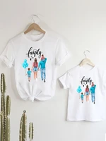 tee t shirt family matching outfits dad men male women mom mama clothes girls boys kid child summer tshirt clothing