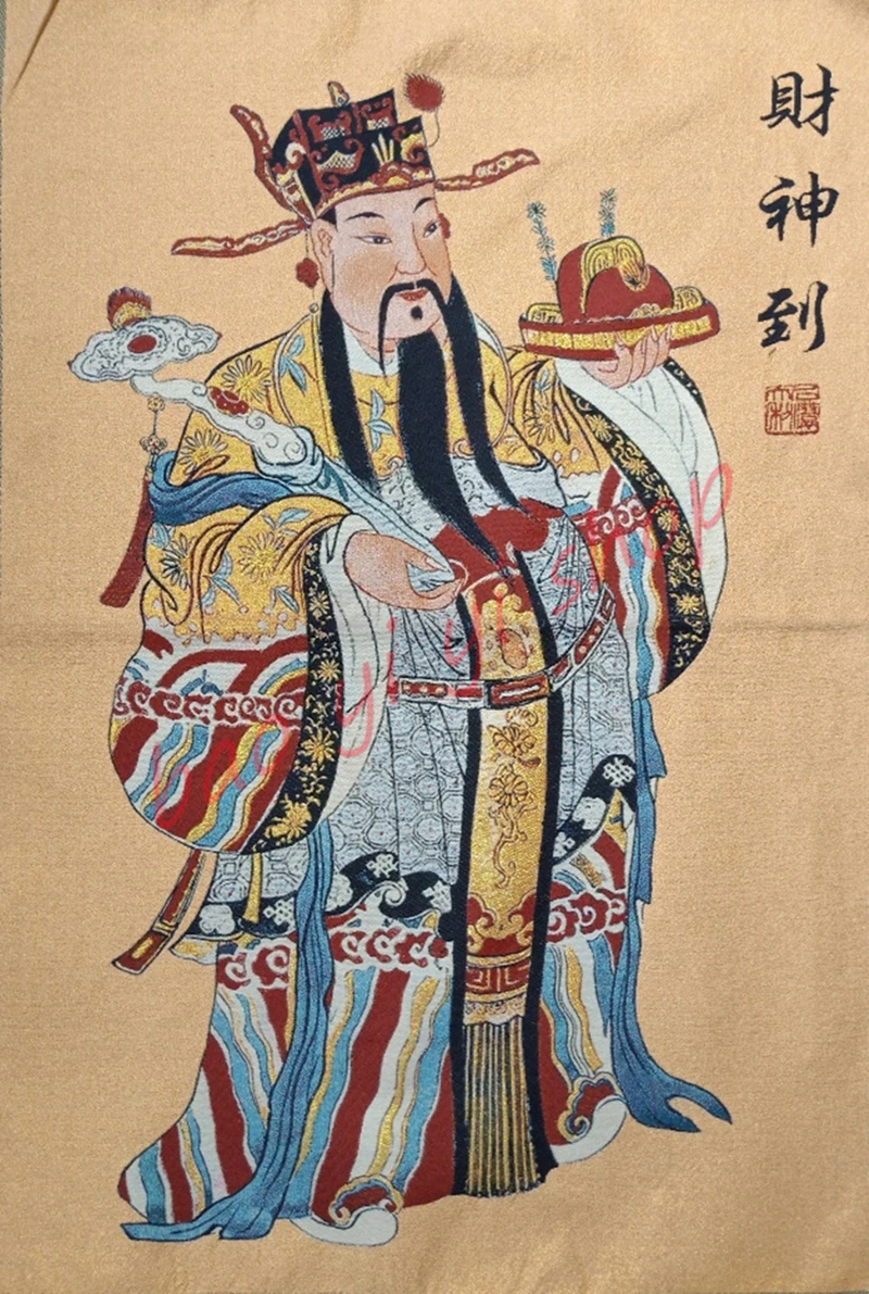 

Религиозный танка, Бог богатства прибыл, вербуйте богатство