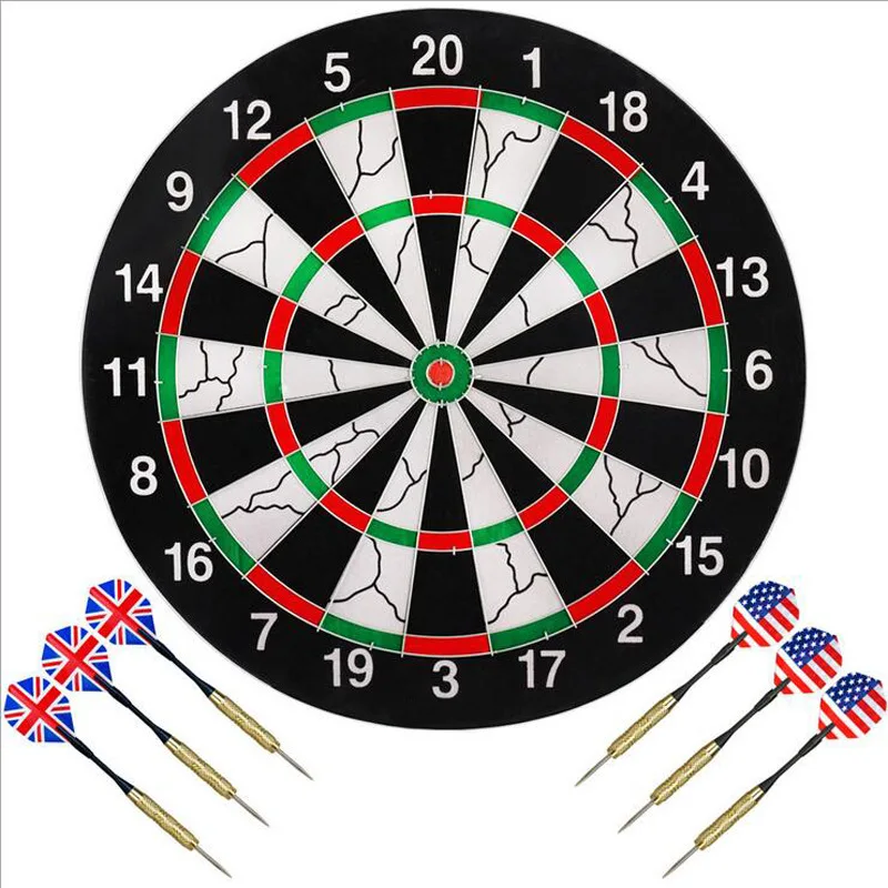 

Crossbow Combat Adult Thickened Double-sided Dart Target 18-inch Professional Magnetic Plate Set With Six Needles Flocked