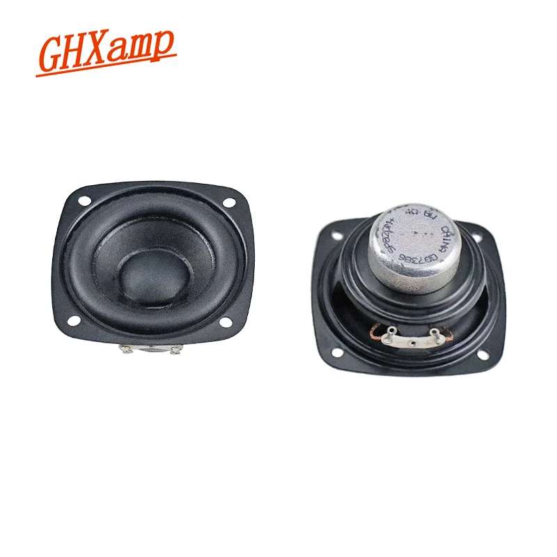 GHXAMP 2,25 дюймов 60 мм неодимовый Полнодиапазонный динамик 4 Ом 8 Вт бумажная раковина с резиновым краем 20 мм звуковая катушка