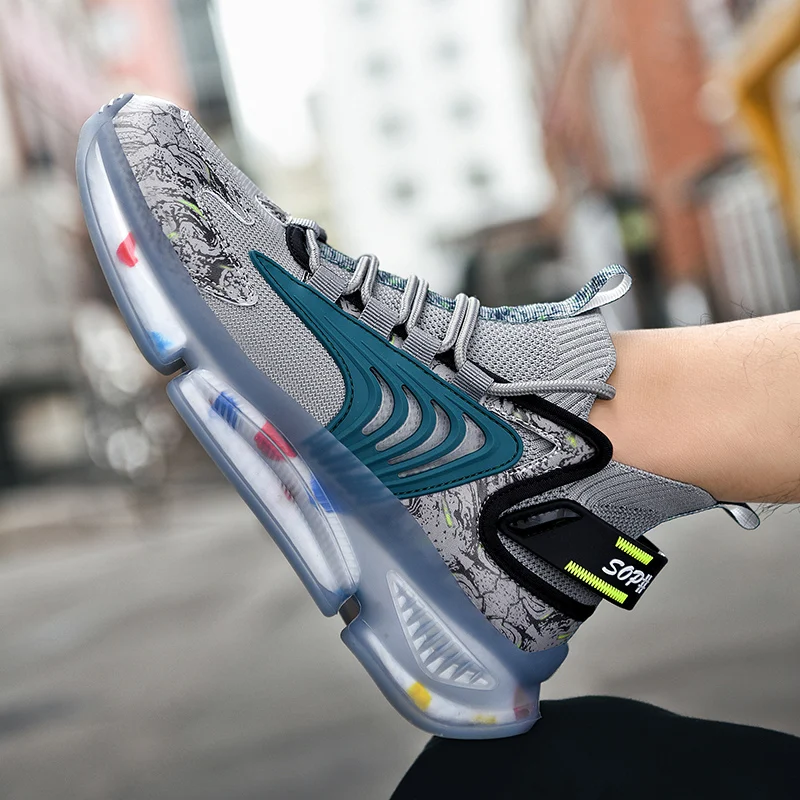 2023 New men's training shoes Running shoes Comfortable running shoes Breathable outdoor sneakers light sports shoes