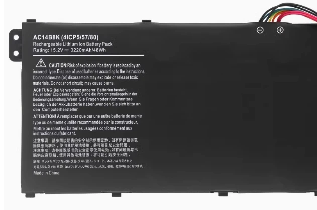 Подходит для ноутбука Acer Ac14B8K V3-371G/372G E5-771G An515-51/52