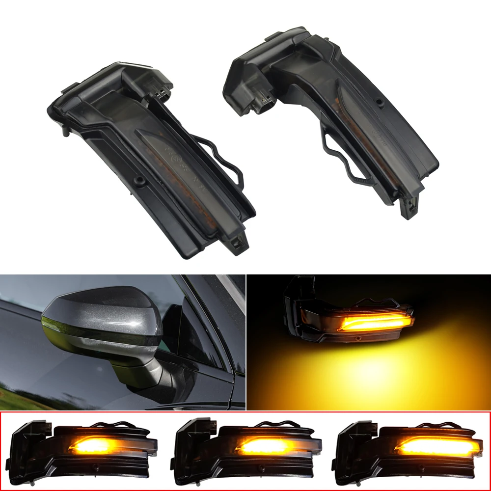 

For AUDI Q2 2018-2020 Q3 2019-2020 2pcs Car Dynamic LED Blinker Turn Signal Light Rear View Mirror Indicator Repeater Lamp