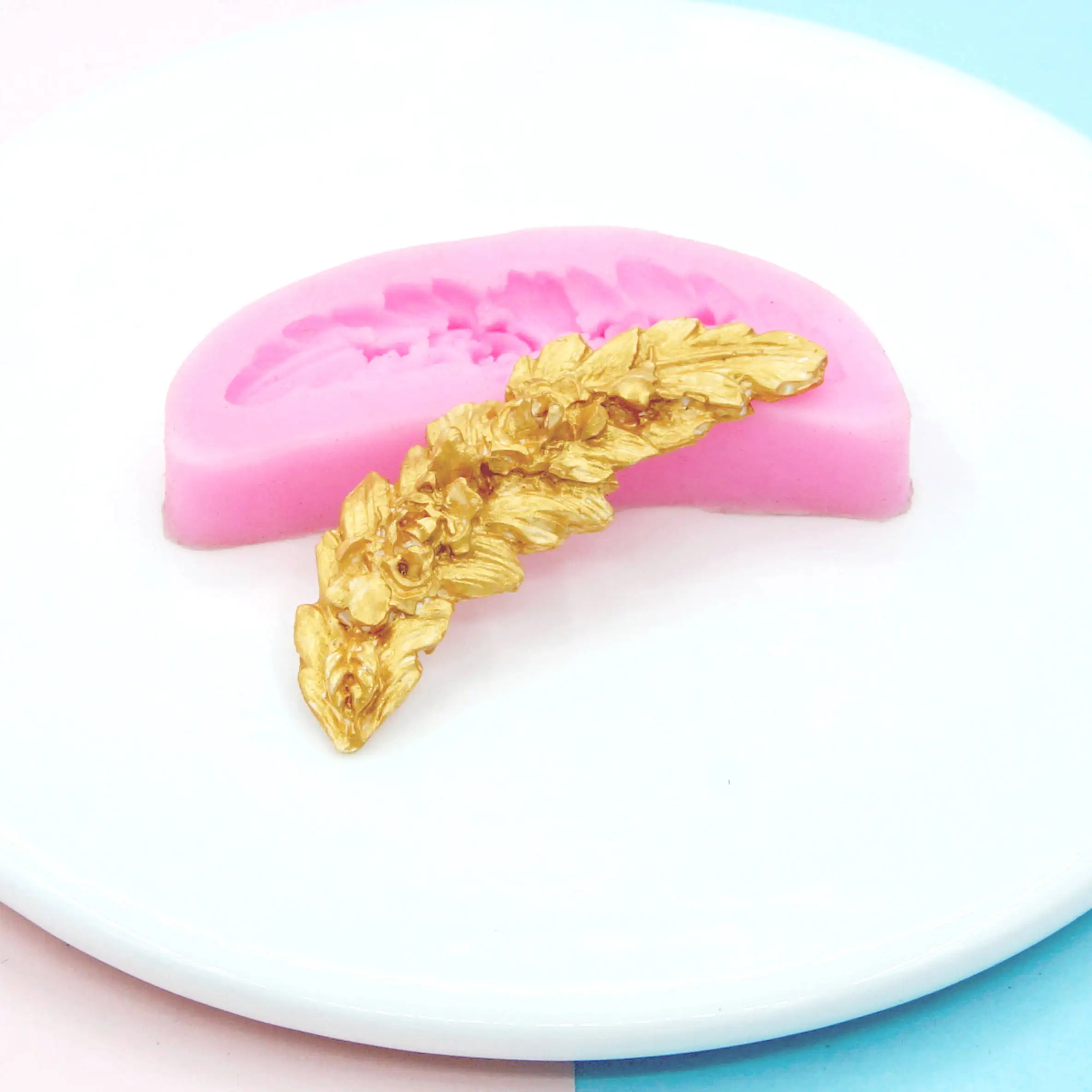 Форма для шоколада в форме листа силиконовая форма помадки торта выпечки формы