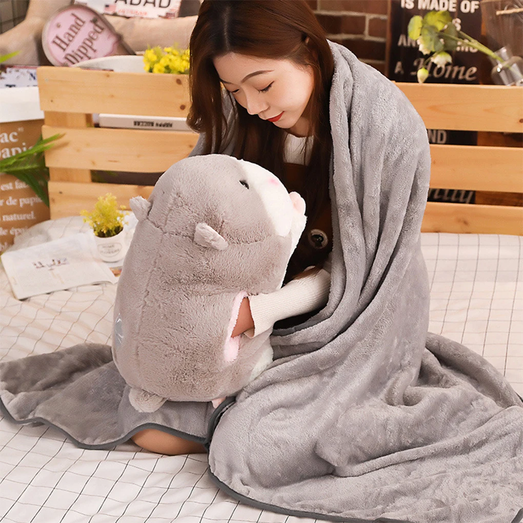 

Мягкие плюшевые игрушки, Мультяшные спящие животные, спутник, подушка, теплые куклы, диван, подарки для детей, украшения