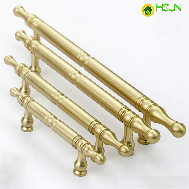 1 шт. Антикварные Золотые дверные ручки и латунные для ящиков винтажные кухонного