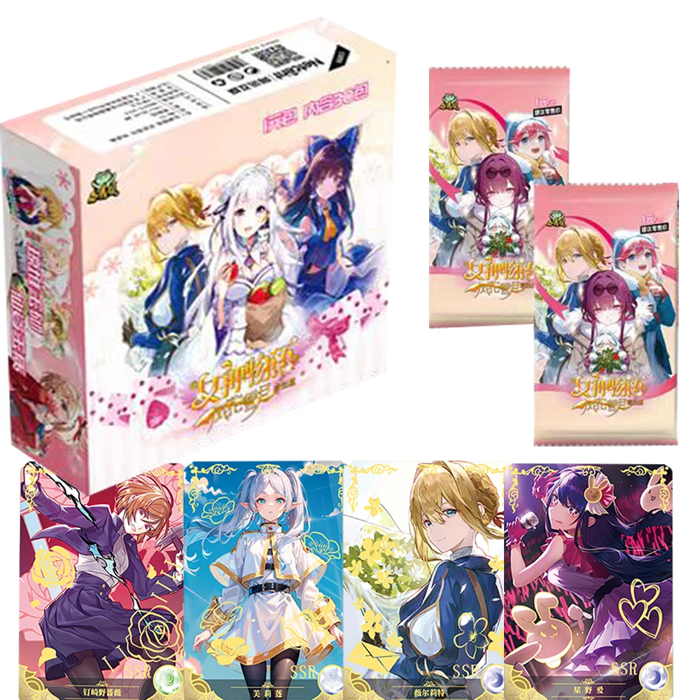 Коллекционная Карта История богини полный набор Аниме игры девочка флорианская