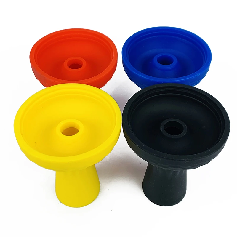 

Unbreakable Silica Gel Hookah Bowl Single Hole Shisha Funnel Bowl Narguile Charcoal Holder Tobacco Container Sheesha Chicha Head