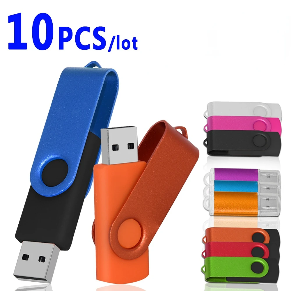 

Custom Logo Wholesale USB Stick 10 Pieces USB Flash Drive 32/64/128GB Free Shipping 16GB Pen Drive 8gb Thumb Drive