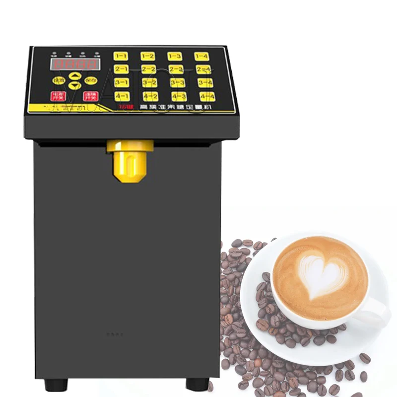

8L Fructose machine 16 Grid Quantitative machine Fructose Dispenser Automatic Syrup dispenser Fruit sugar machine 400W