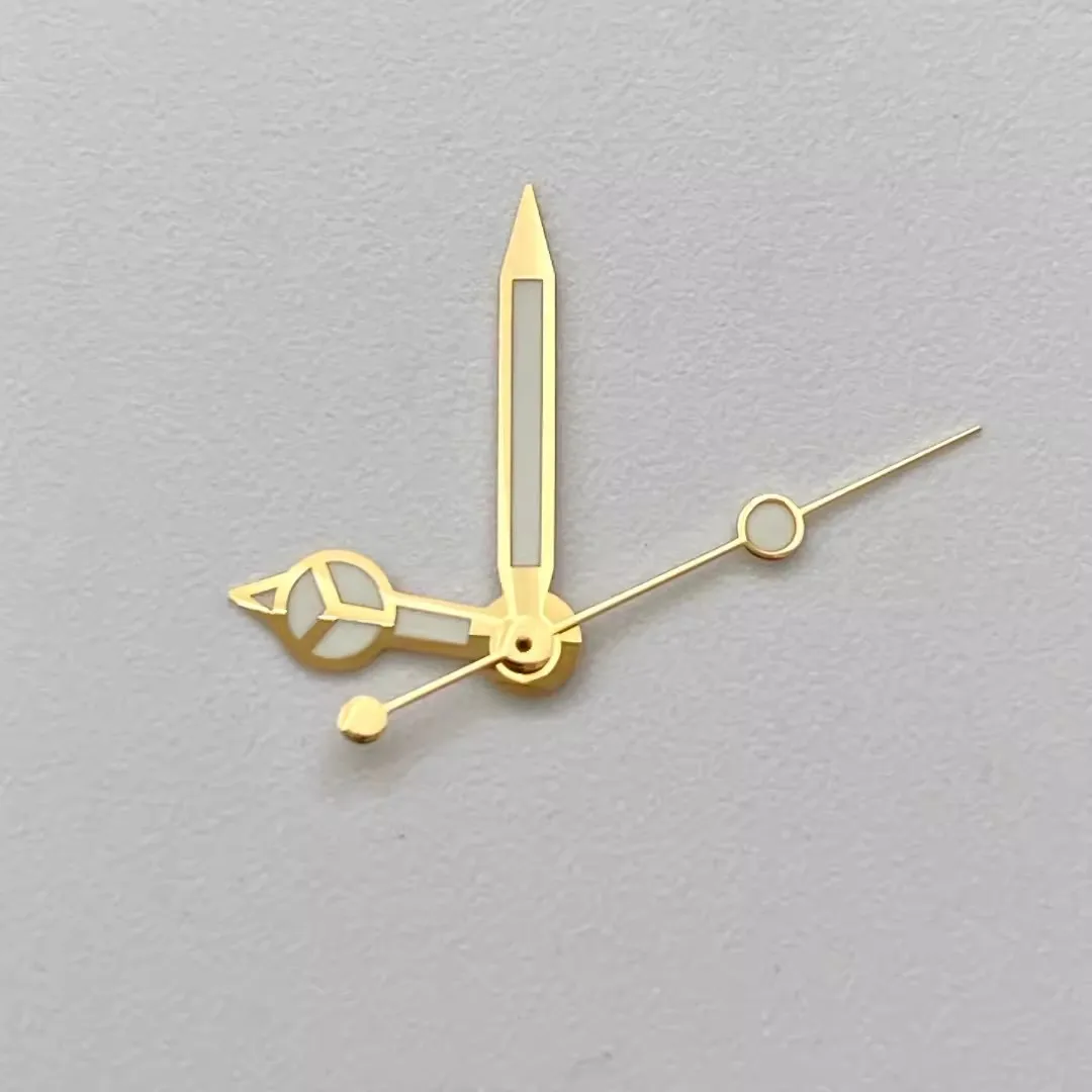 7 75*12 мм*13 мм Часы Nh36 Зеленые светящиеся Nh35 Оранжевые стрелки Детали часов Ручная