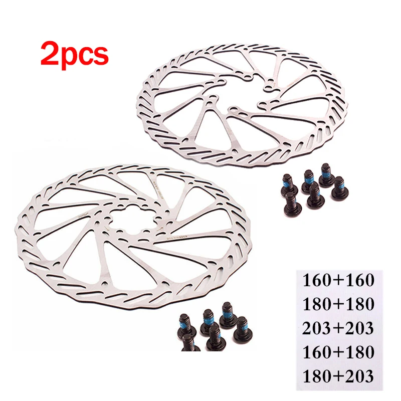 

2PC G3 HS1 Bicycle Disc Brake Rotor 160/180/203mm Hydraulic Brake Rotors High Strength Stainless Steel MTB Rotor Bike Part