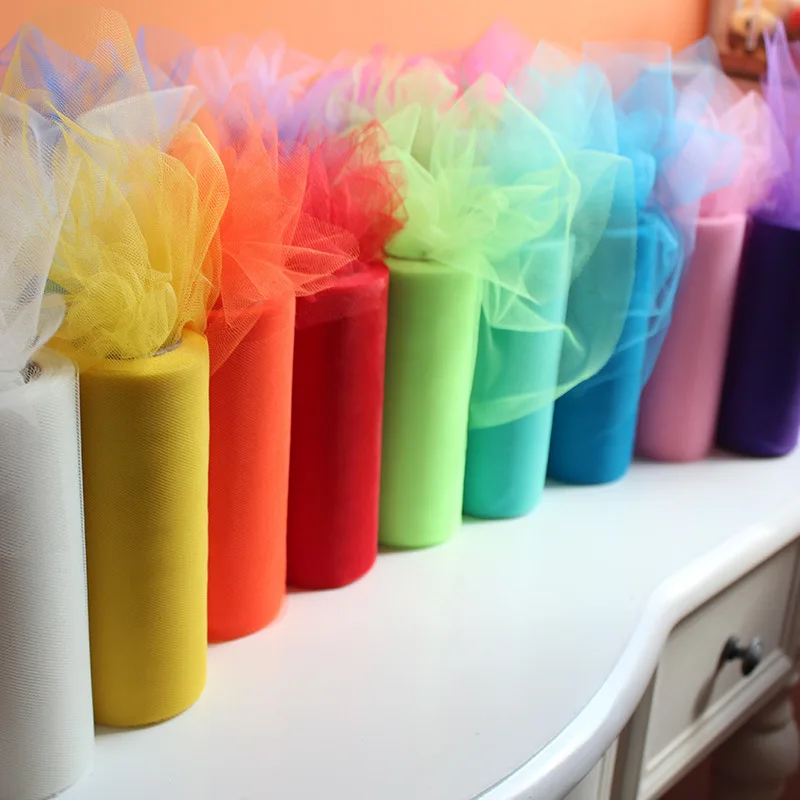 

Tulle Roll Spool 100 Yards 30cm White Organza Roll Tulle Organza Fabric Tutu Skirt Girl Baby Shower Decor Party Supplies